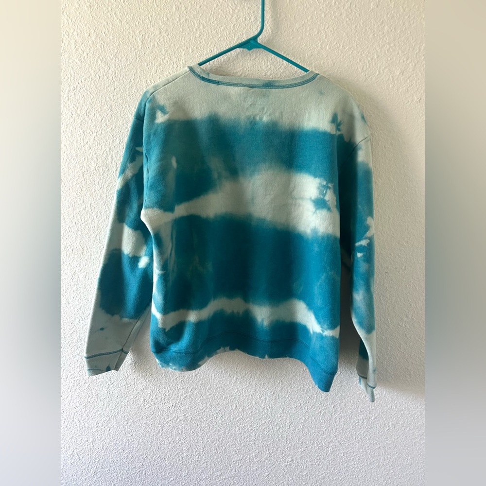 ✨ Hand-Dyed Hanes Bleach Dye Sweater – Women’s XL - Picture 5 of 8